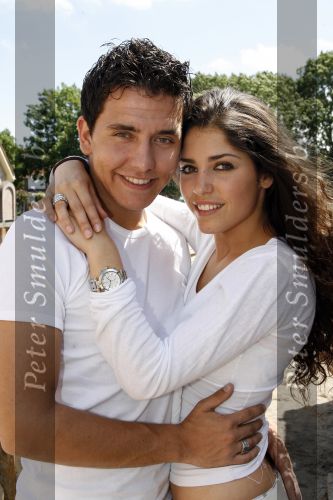 Volendam 20 juni 2007
Jan Smit en Yolanthe Cabau v Kasbergen met hun nieuwe ringen.