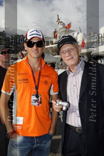 Monaco 27 mei 2007
Grand Prix formule 1 in Monaco. Jan Mol en Adrian Sutil