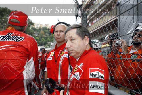 Monaco 27 mei 2007
Grand Prix formule 1 in Monaco. Kimi Raikkonen en Jean Todt