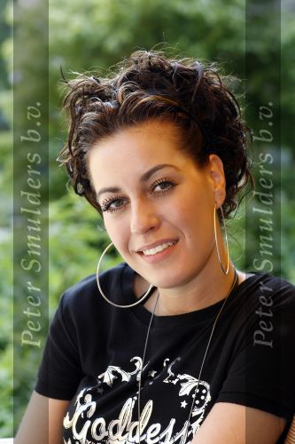 Hilversum 2 juni 2007
Karin v Rossum, een van de finalisten van de mis missverkiezing bij de tros.