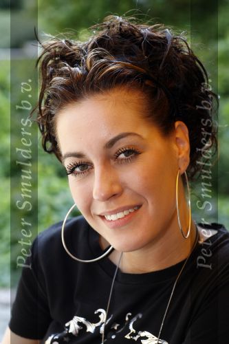 Hilversum 2 juni 2007
Karin v Rossum, een van de finalisten van de mis missverkiezing bij de tros.