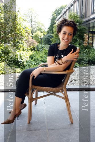 Hilversum 2 juni 2007
Karin v Rossum, een van de finalisten van de mis missverkiezing bij de tros.