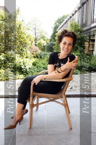 Hilversum 2 juni 2007
Karin v Rossum, een van de finalisten van de mis missverkiezing bij de tros.