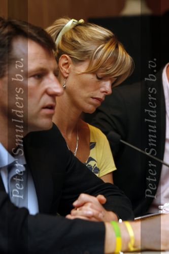 Amsterdam 7 juni 2007
De ouders van de ontvoerde Madeleine Mc Cann geven persconferentie in het Hilton. Gerry en Kate Mc Cann zijn op doorreis in Europa om overal aandacht te krijgen voor de ontvoering.