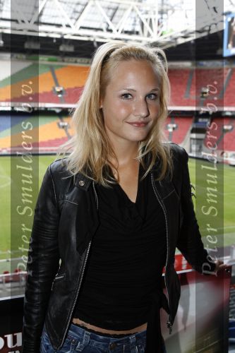 Amsterdam 15 mei 2007
Presentatie dvd voetbalvrouwen in de amsterdam arena. Kimberley Klaver