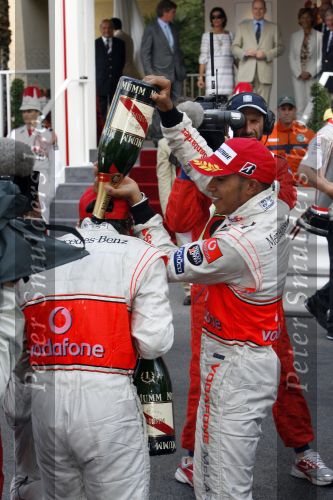Monaco 27 mei 2007
Grand Prix formule 1 in Monaco. Fernando Alonso en Lewis Hamilton