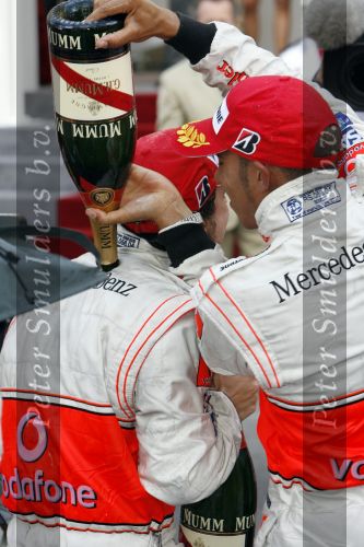 Monaco 27 mei 2007
Grand Prix formule 1 in Monaco. Fernando Alonso en Lewis Hamilton