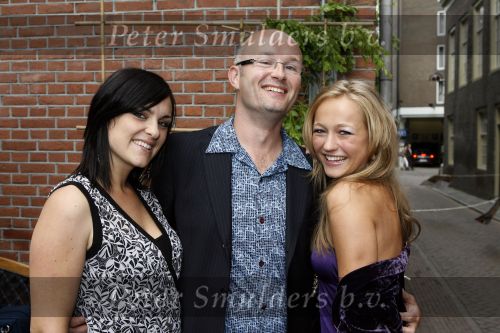 Amsterdam 15 mei 2007
FHM party in de koepelkerk in Amsterdam. Carolien Spoor en Erik Noomen en Marieke v Ginneken