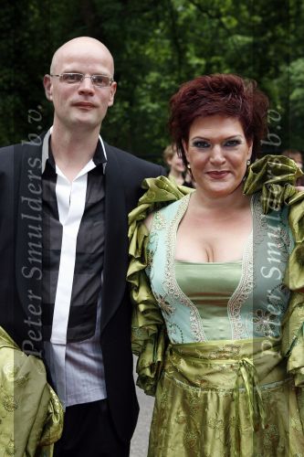 Hilversum 21 mei 2007
Uitreiking musical awards in studio 24. Marjolein Touw met man