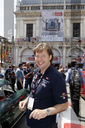 Brescia 17 mei 2007
Start van de 80e mille miglia. State of art is daar een van de sponsors.Martin Utberg
