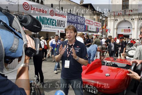 Brescia 17 mei 2007
Start van de 80e mille miglia. State of art is daar een van de sponsors. Martin Utberg