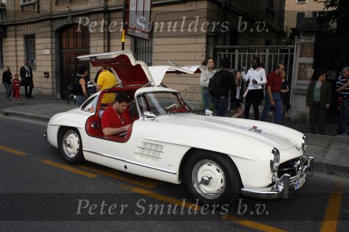 Brescia 17 mei 2007
State of art is sponsor van de mille miglia. Mercedes sl 300