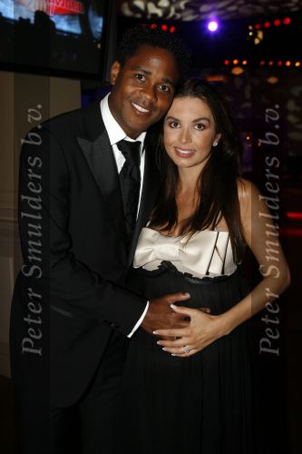 Hilversum 13 mei 2007
Uitreiking coiffure awards in studio 21.
Rossana Lima   zwanger met Patrick Kluivert