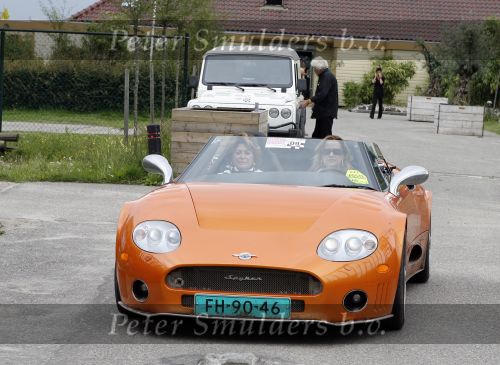 Vlijmen en Loon op Zand 18 juni 2007
Cabrio Rally van Beau monde . Paulien Huizinga en Christine Kroonenberg in spyker