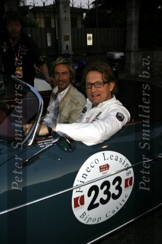 Brescia 17 mei 2007
State of art is sponsor van de mille miglia. Prins Bernhard jr en Chris Zegers