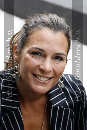 Naarden 21 mei 2007
Presentatie boek Supermom\'s stijlgids van Vivian Ewbank Reijs in het Arsenaal. Quinty Trustfull