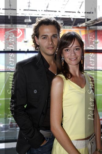 Amsterdam 15 mei 2007
Presentatie dvd voetbalvrouwen in de amsterdam arena. Saskia v d Heide en Mark Sloof