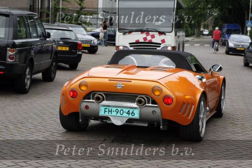 Vlijmen en Loon op Zand 18 juni 2007
Cabrio Rally van Beau monde .Paulien Huizinga met Spyker