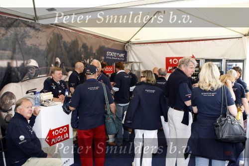 Brescia 17 mei 2007
Start van de 80e mille miglia. State of art is daar een van de sponsors.