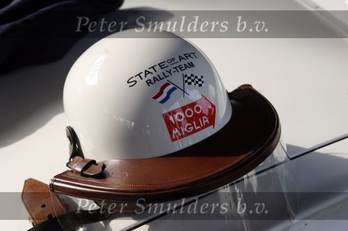 Brescia 16 mei 2007
State of Art is sponsor van de legendarische rally Mille Miglia. helm