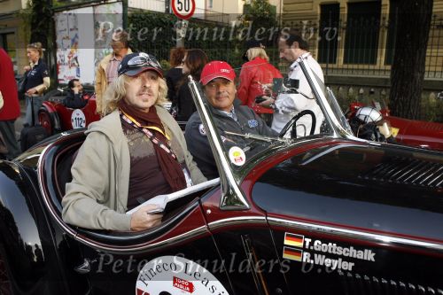 Brescia 17 mei 2007
State of art is sponsor van de mille miglia. Thomas Gottschalk