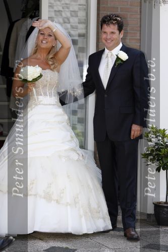 Westzaan 1 juni 2007
Trouwen Wolter Kroes en zijn vrouw Tessa.