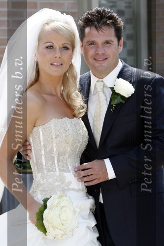 Westzaan 1 juni 2007
Trouwen Wolter Kroes en zijn vrouw Tessa.