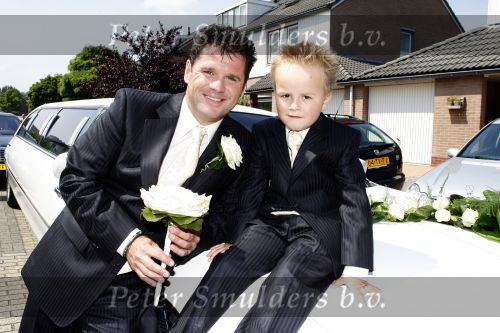 Westzaan 1 juni 2007
Trouwen Wolter Kroes en zijn vrouw Tessa.