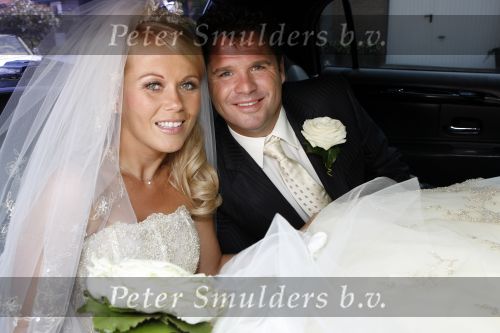 Westzaan 1 juni 2007
Trouwen Wolter Kroes en zijn vrouw Tessa.