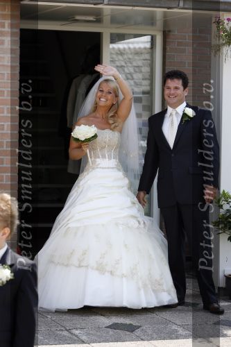 Westzaan 1 juni 2007
Trouwen Wolter Kroes en zijn vrouw Tessa.