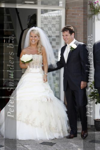 Westzaan 1 juni 2007
Trouwen Wolter Kroes en zijn vrouw Tessa.