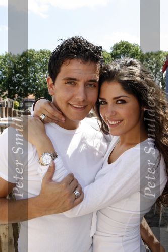 Volendam 20 juni 2007
Jan Smit en Yolanthe Cabau v Kasbergen met hun nieuwe ringen.