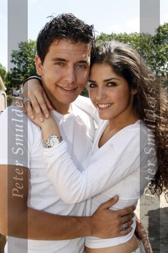 Volendam 20 juni 2007
Jan Smit en Yolanthe Cabau v Kasbergen met hun nieuwe ringen.