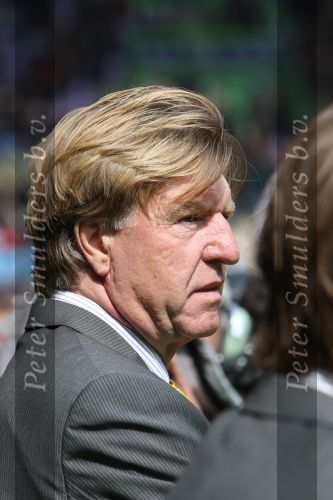 Arnhem, 20 April 2008 Kompetitiewedstrijd Vitesse-PSV, eindstand 0-1 Seizoen 2007/2008
PSV Landskampioen
Trainer Aad de Mos