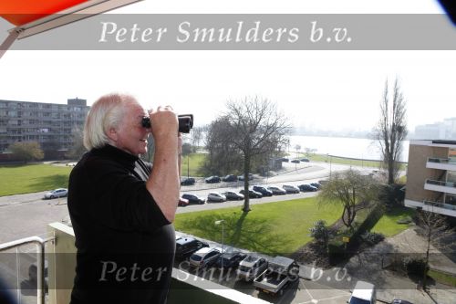 Vlaardingen 2 april 2009
Aad v Toor aan het klussen in zijn nieuwe appartement.
Peter Smulders bv