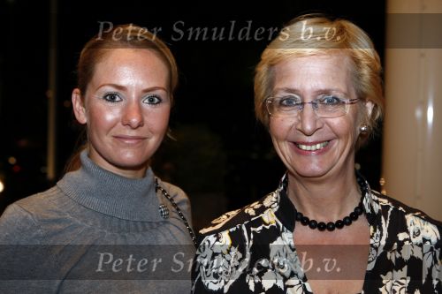 Amsterdam 13 september 2008
Modeshow Mart Visser in het Hilton hotel. 
Agnes v Ardenne met dochter