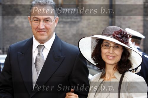 Den Haag 16 september 2008
Prinsjesdag 2008 op het binnenhof. 
Ahmed Aboutaleb met zijn vrouw
Peter Smulders bv