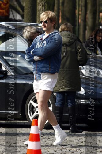 Laren 14 april 2008
Opnames Gooische vrouwen  met Linda de Mol Susan Visser Tjitske Reidinga en Alex Klaasen. Ze rijden in Gooische vrouwen met Linda de Mol haar porsche cabrio.