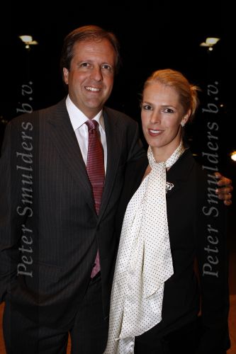 Amsterdam 13 september 2008
Modeshow Mart Visser in het Hilton hotel. 
Alexander Pechtold met zijn vrouw