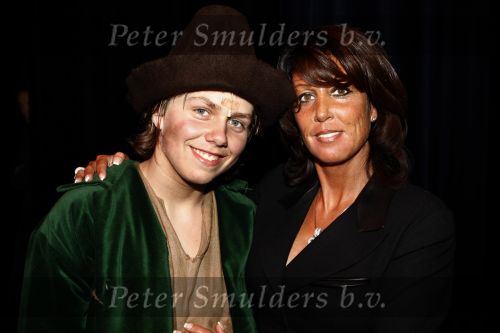 Amstelveen 27 september 2008
Premiere Kruistocht in ee spijkerbroek in schouwburg van Amstelveen. Andre Hazes Jr met Rachel Hazes en Roxeanne Hazes