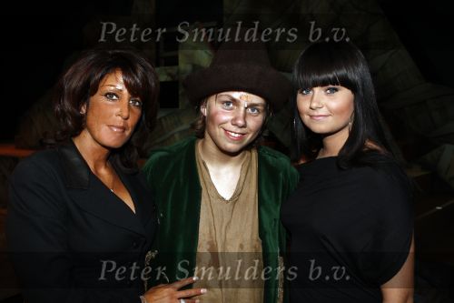 Amstelveen 27 september 2008
Premiere Kruistocht in ee spijkerbroek in schouwburg van Amstelveen. Andre Hazes Jr met Rachel Hazes en Roxeanne Hazes
