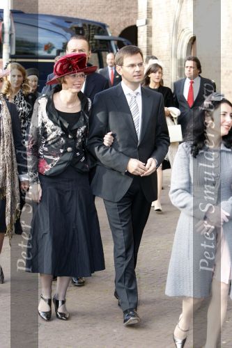 Den Haag 20 oktober 2007
Doop prinses Ariane . Andre Rouvoet met zijn vrouw