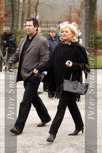 Leusden 13 februari 2008
Crematie/begrafenis van Benny Neyman . Anita Meyer met ex man Ton de Leeuwe
Peter Smulders bv