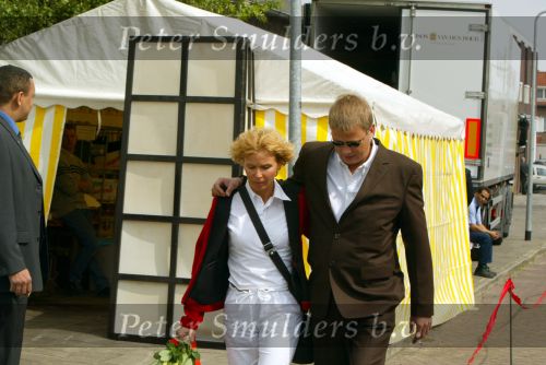 Hilversum 30 mei 2002
Begrafenis Bart de Graaff
Anita Witzier met ex man