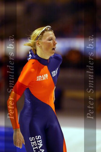 Heerenveen 22 december 2001
Skate  off wedstrijden voor Olympische spelen.
Annamarie Thomas