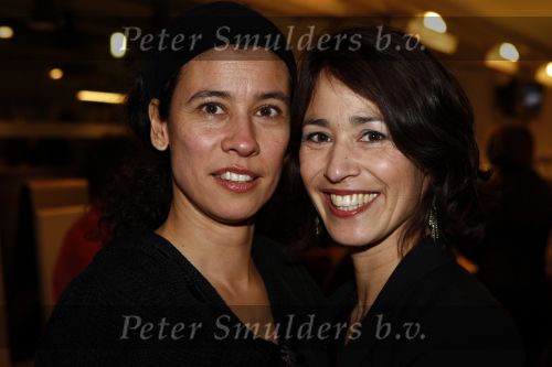 Amstelveen 4 februari 2008
Premiere Volmaakt gelukkig met Rick Engelkes Isa Hoes en Renee  Soutendijk in schouwburg Amstelveen. Annemarie Engelkes met zus