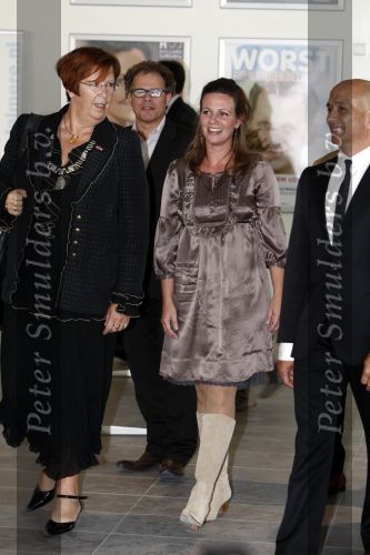 Almere 17 september 2008
Prinses Annette en burgemeester Annemarie Jorritsma bij de opening van de HVC Arttour.