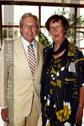 Noordwijk 17 mei 2009
Feest Astrid Engels bij de hotels van Oranje. Annemarie Jorritsma met man
Peter Smulders bv