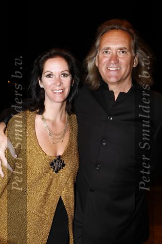 Amsterdam 7 maart 2009
Modeshow Mart Visser in het Hilton. Annemarie v Gaal met vriend
Peter Smulders bv