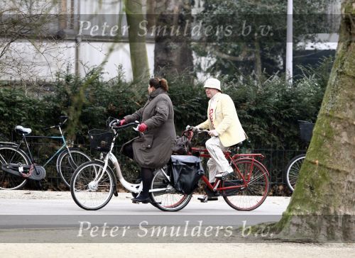 Amsterdam 20 februari 2008
Annette Malherbe samen met Marc Marie Huybregts op de fiets in het vondelpark en de pc hooftstraat.
Peter Smulders bv
